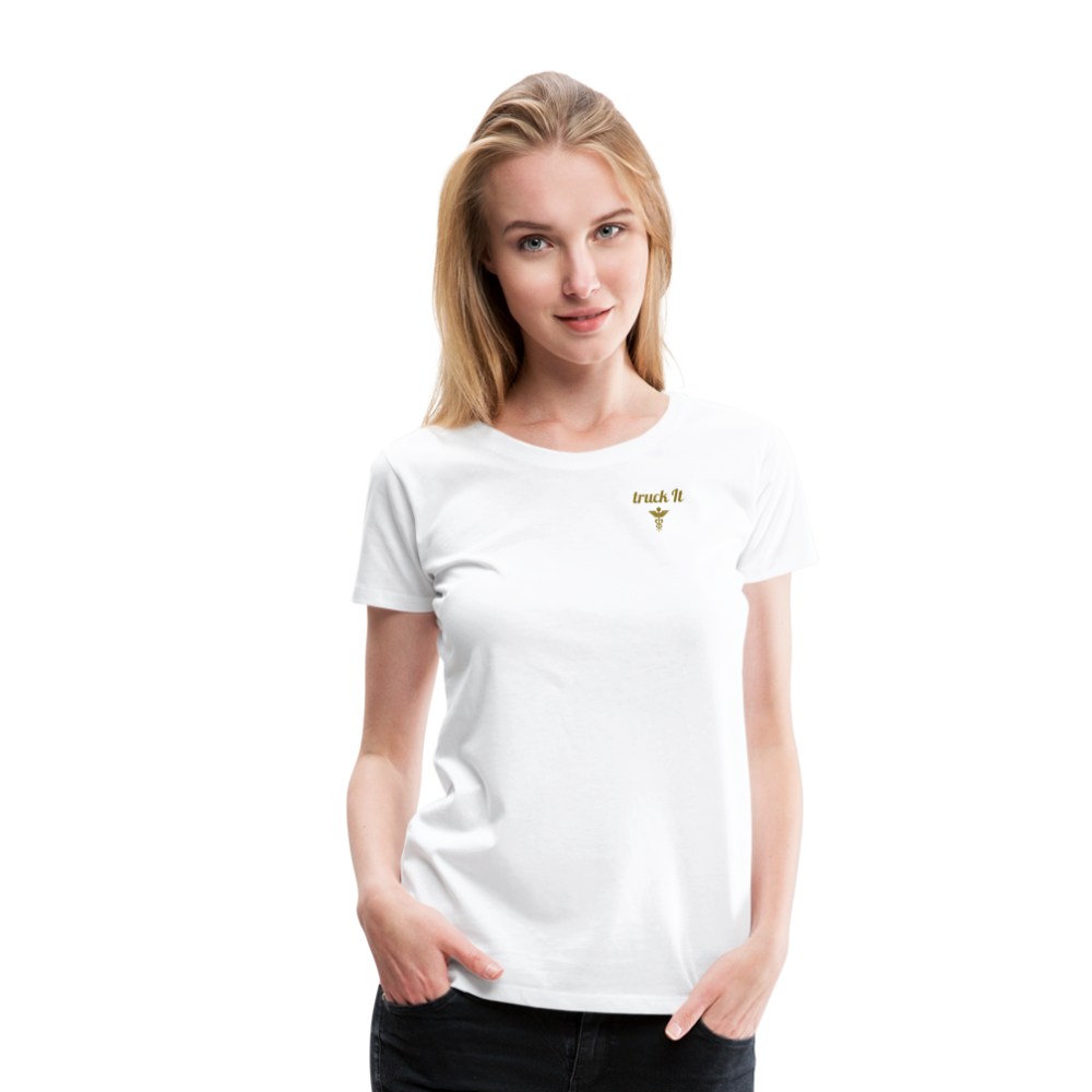 Women’s Premium Truck it T-Shirt - white