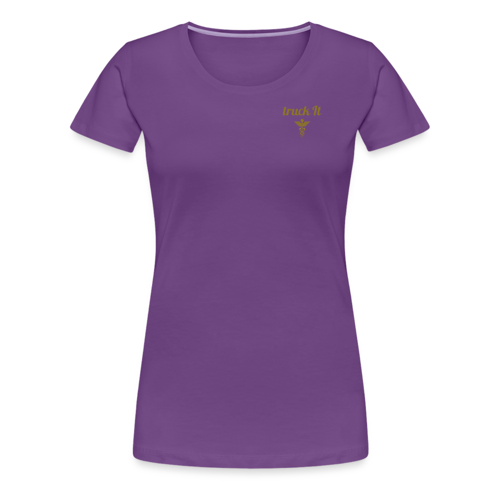 Women’s Premium Truck it T-Shirt - purple