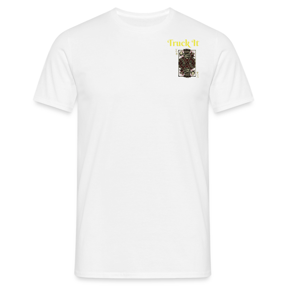 Men's King truck it T-Shirt - white