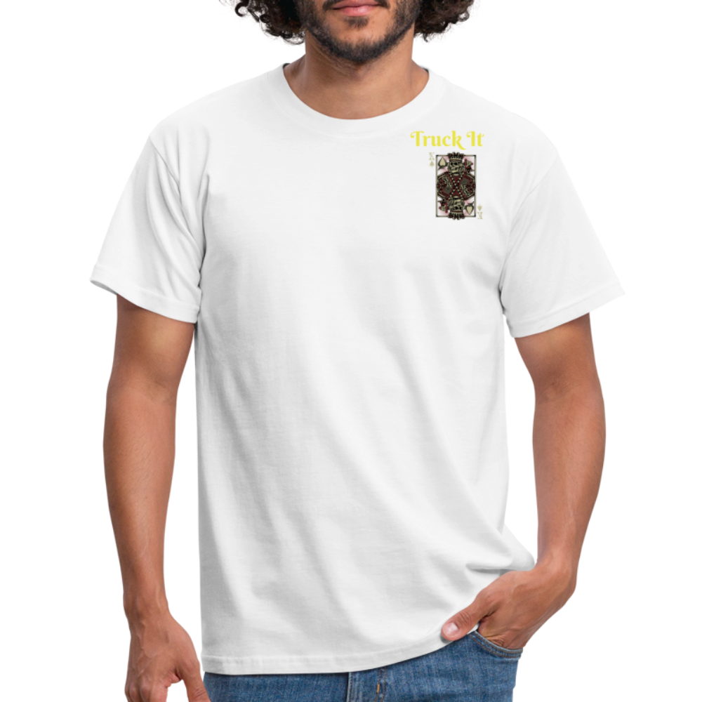 Men's King truck it T-Shirt - white