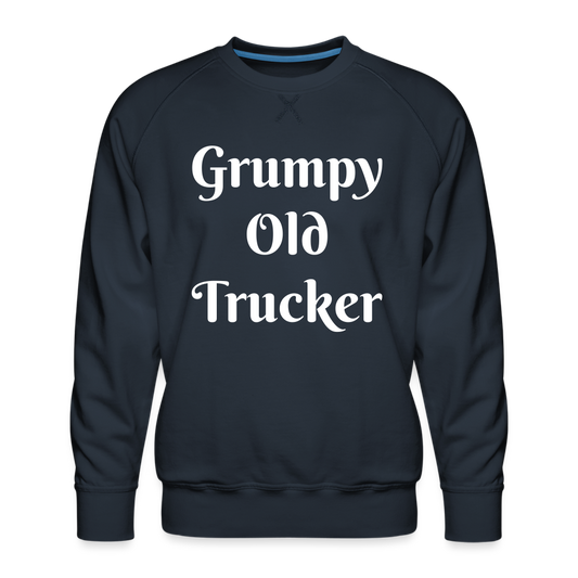 Grumpy old trucker Sweatshirt - navy