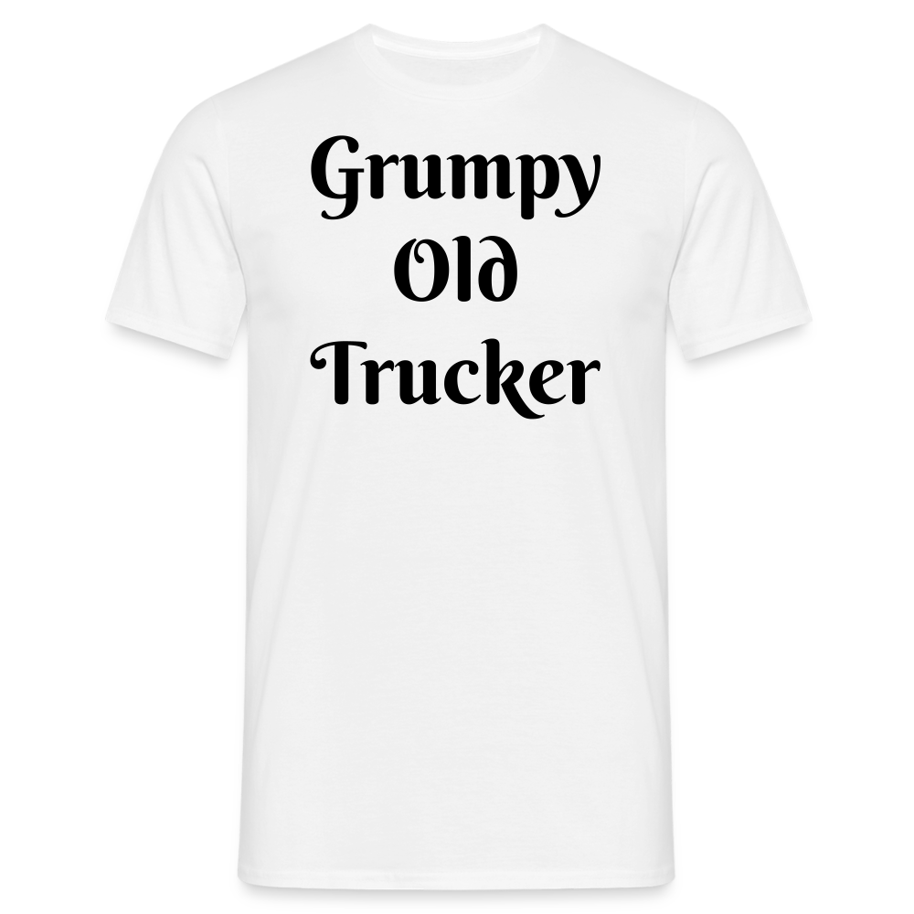 Grumpy old trucker Men's T-Shirt - white