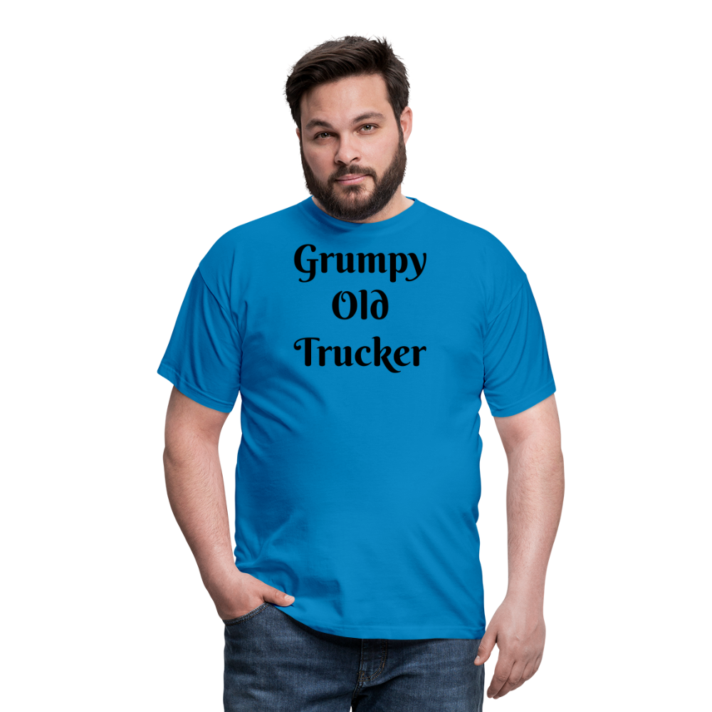 Grumpy old trucker Men's T-Shirt - royal blue