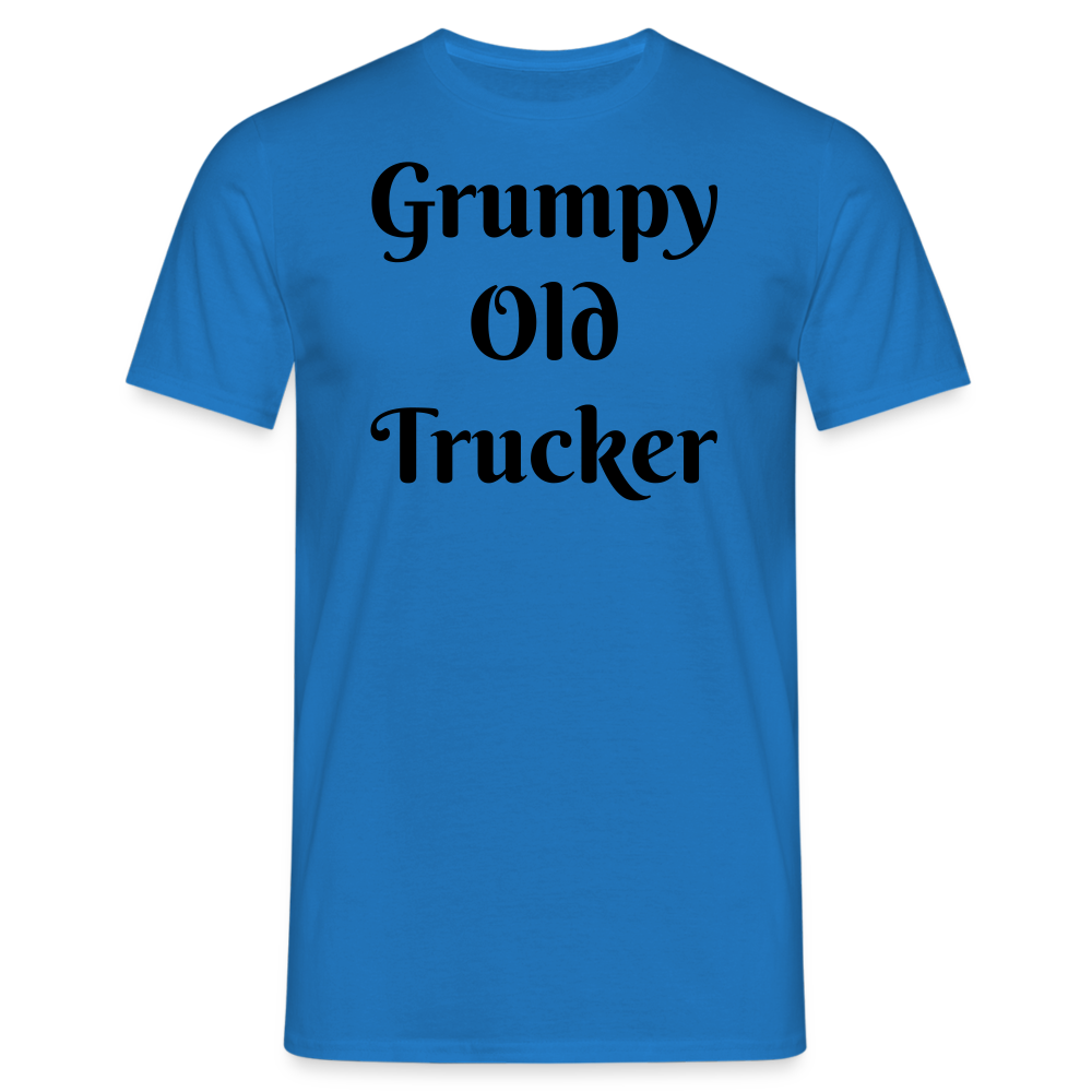 Grumpy old trucker Men's T-Shirt - royal blue