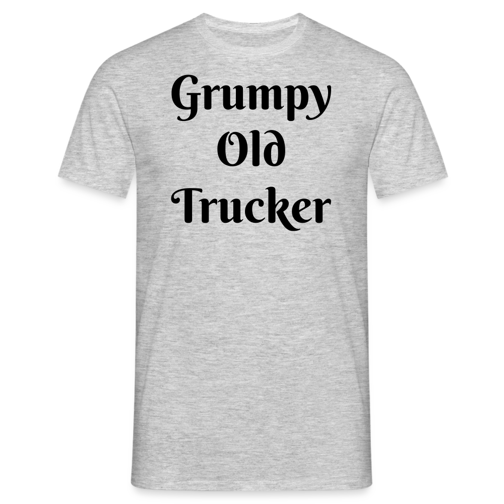 Grumpy old trucker Men's T-Shirt - heather grey