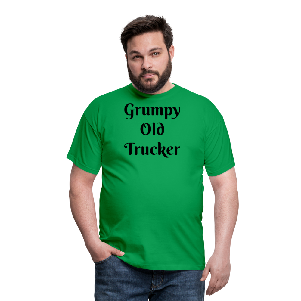 Grumpy old trucker Men's T-Shirt - kelly green