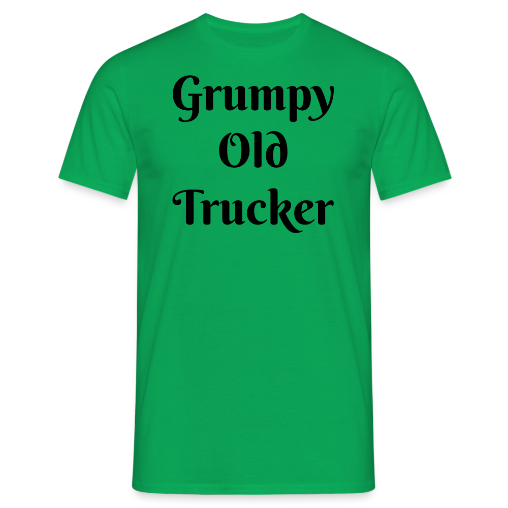 Grumpy old trucker Men's T-Shirt - kelly green