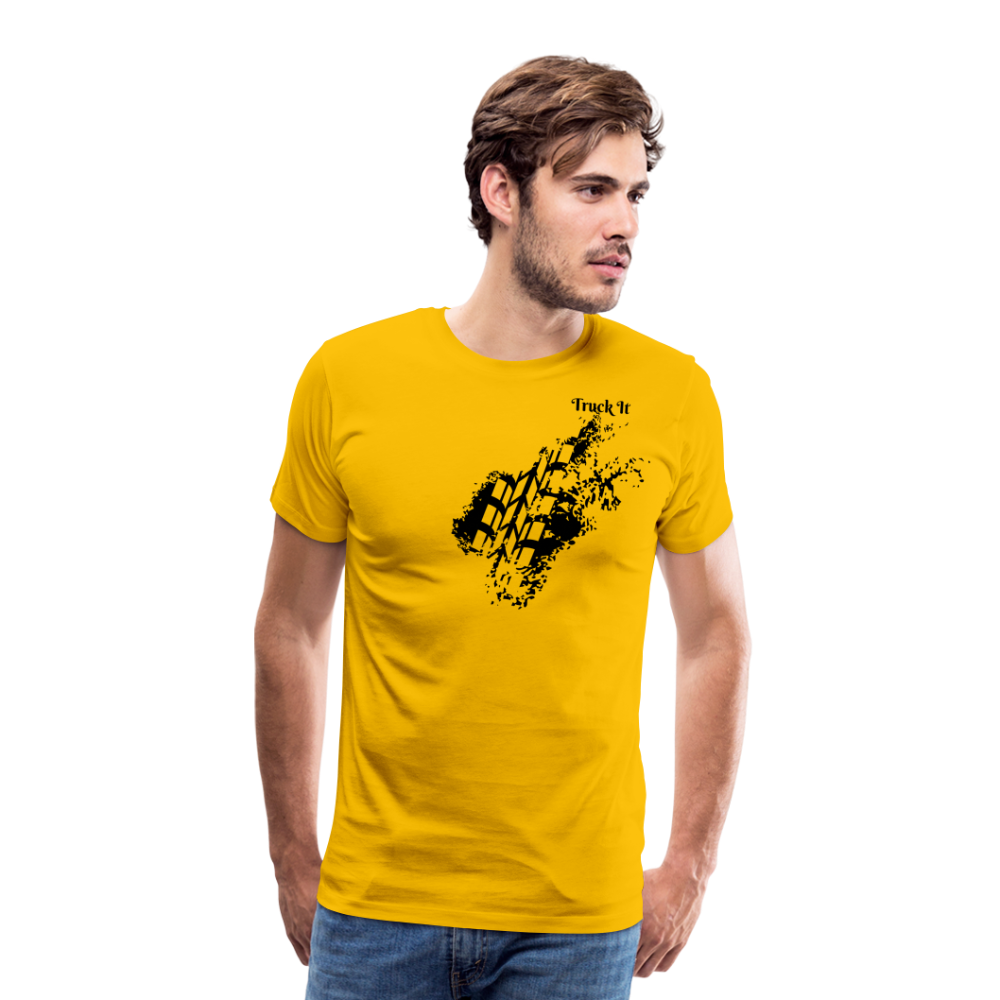 Truck it track Premium T-Shirt - sun yellow